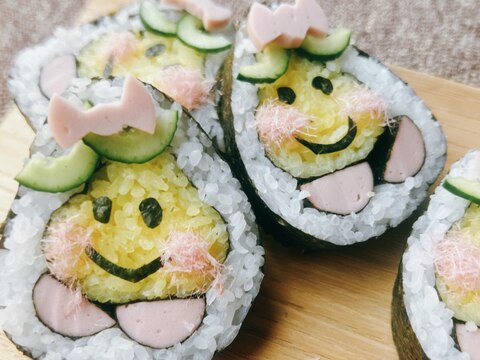 かりんちゃんの飾り巻き